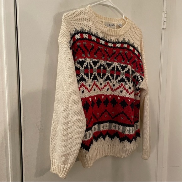 Vintage sweater size M B. J. Kristen good vintage condition - Picture 3 of 5